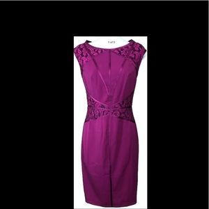 Venus, Womens Elegant Plum , Bodycon dress. Size4